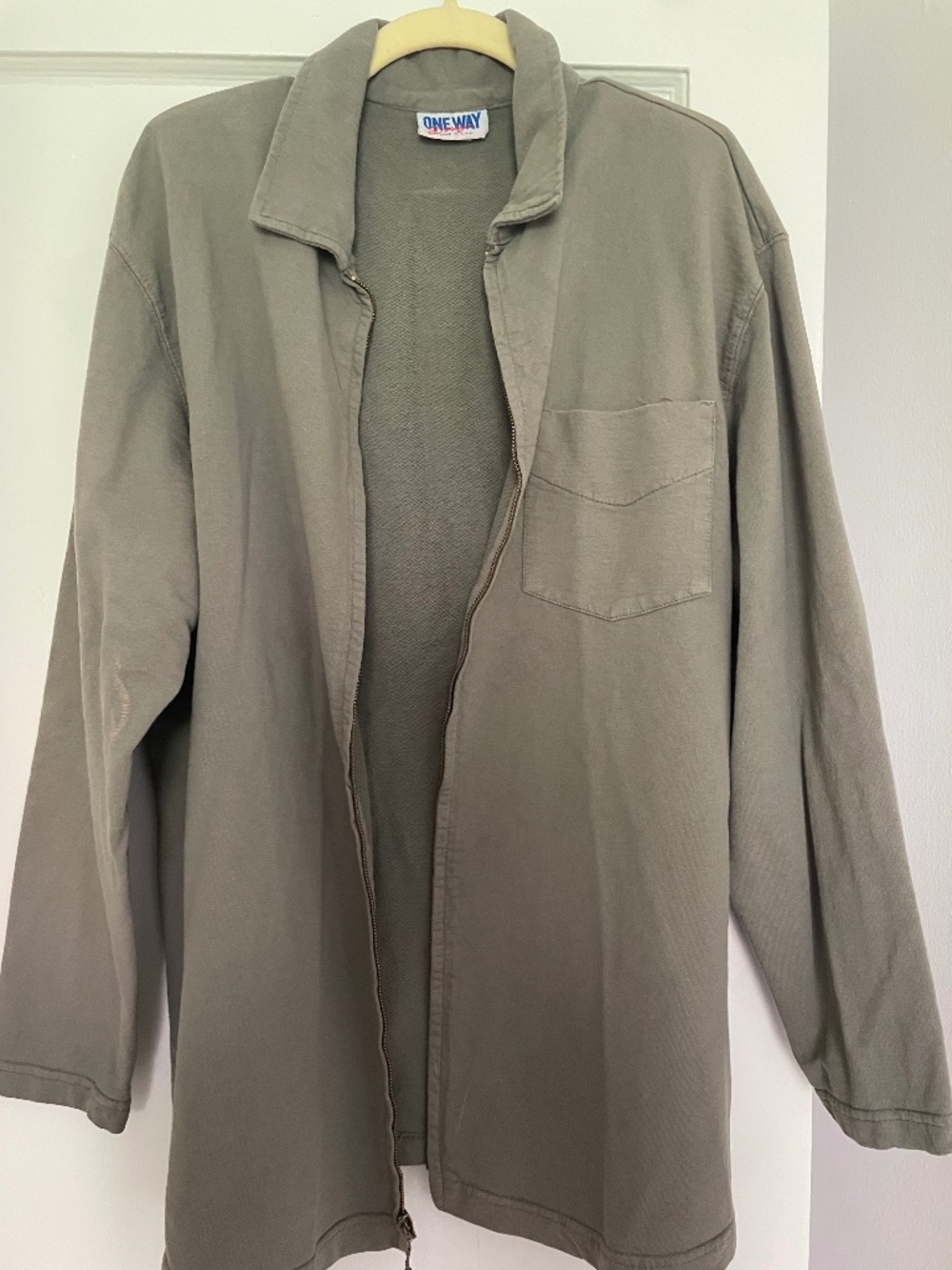 Vintage worker sweater jacket